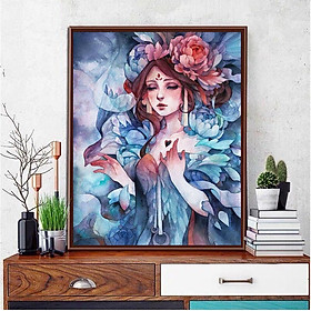 Mua Tranh sơn dầu số hoá tự tô đã căn sẵn khung 40x50 cm (painting by number) - Vivian