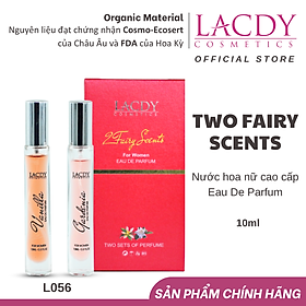 Bộ kit nước hoa nữ hương Vani và Dành Dành 2 FAIRY SCENTS L056 (10ml x 10ml)