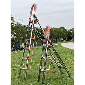 Mua Thang Nhôm Ghế Gia Đình cao cấp 5 bậc có tay vịn cực kỳ chắc chắn