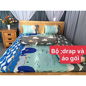 Bộ Drap Thun Hàn Quốc Mát Lạnh Cực Hot {4 MÓN} hoặc drap lẻ