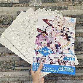 Tranh tô màu Azur Lane anime