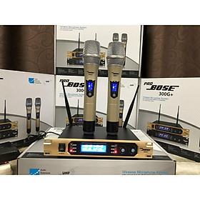 Mua Bộ 2 Micro karaoke không dây SH-300G+ cao cấp  hát karaoke gia đình - thiết kế nhỏ gọn đa chức năng bh 12