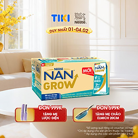 Thùng sữa bột pha sẵn Nestlé NANGROW 6(4x180ml) sữa mát công thức từ Thụy Sĩ với 100% Canxi giúp bé cao lớn vượt trội dành cho bé từ 1 tuổi