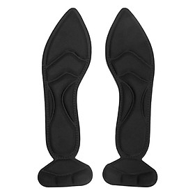 Cặp lót giày cao gót mũi nhọn giảm size cho giày bị rộng, thoáng khí và êm chân MÀU ĐEN