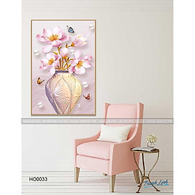 Mua Bộ tranh Canvas treo tường trang trí họa tiết HOA - HO0033