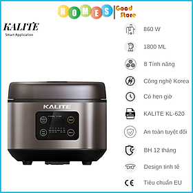 Nồi Cơm Điện Tử, Nồi Cơm Cao Tần KALITE KL-620 Sang Trọng Thương Hiệu Úc