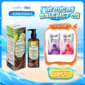 Dầu Xả Thảo Mộc Thiên Nhiên M.Pros 300ml Cho Tóc Dầu, Tóc Khô, Tóc Thường - Dưỡng Tóc Mềm Mượt Chắc Khỏe, Giảm Gãy Rụng Chính Hãng