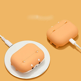 Case Silicon dành cho Airpods 1,2/ Airpods Pro/ Airpods 3 Hình Chó Cori_ Hàng Chính Hãng