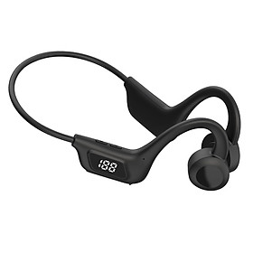Tai nghe thể thao Dây dẫn xương tai nghe không dây Bluetooth 5.2 Tai nghe giảm tiếng ồn không thấm nước Mic MP3 Hỗ trợ thẻ SD