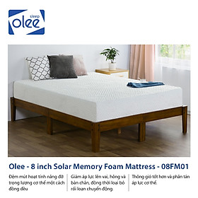 Nệm OleeSleep Memory Foam 8 inch-08FM01