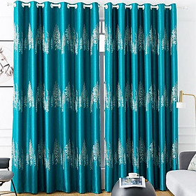 Mua Rèm vải họa tiết cây thông rèm cửa che nắng 3D bán từ 1.5met