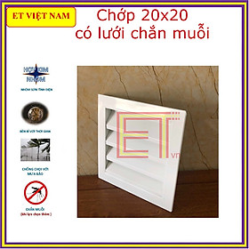 Mua Mặt chớp che mưa  Mặt thoáng che mưa  Cửa gió  Louver  TNN 200 chống CHUỘT - MUỖI  chất liệu nhôm định hình sơn tĩnh điện siêu đẹp