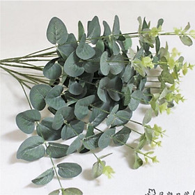 Mua Cành lá táo giả - Bình cắm sẵn - cao 35cm - Cây giả  hoa lụa Decor trang trí nhà cửa
