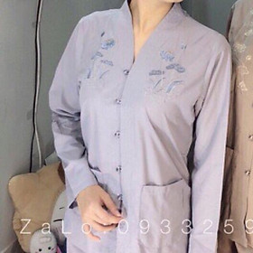 Đồ Lam Đi Chùa # Bà Lai 2 Túi Áo # Đồ Bộ # Quần Áo Nữ