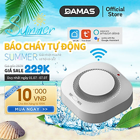 Mua Thiết Bị Báo Khói  Cảm Biến Báo Cháy Độc Lập Cảnh Báo Qua Điện Thoại DAMAS H125 - Hàng Chính Hãng