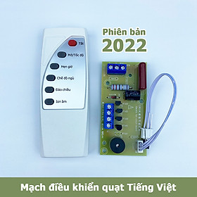 Mua Bộ vỉ mạch và remote điều khiển quạt từ xa Bản Tiếng Việt - Anh