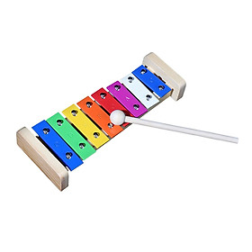 8 Note Glockenspiel Montessori Toy Learning Percussion Xylophone Xylophone for Kids Musical Instrument for Birthday Gift
