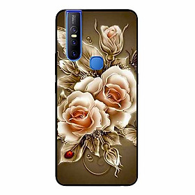 Ốp Lưng in cho Vivo V15 Mẫu Hoa Hồng - Hàng Chính Hãng