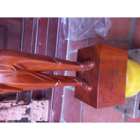 Tượng đại tướng võ nguyên giáp bằng gỗ hương kt cao 50