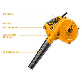 Mua Máy thổi bụi hút bụi INGCO AB6008 600w dùng điện 220V (hút bụi và thổi bụi)