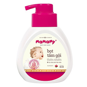 Bọt Tắm Gội (Sữa Tắm Gội) Thiên Nhiên Siêu Kháng Khuẩn An Toàn Cho Bé Mamamy Hương Rasberry (400ml)