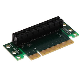 PCI Express 8X Riser Card 90 Degree Right Angle Riser Adapter Card for 1U /2U Computer