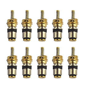 10x High Quality A/C High Pressure Valve Core for Volvo Citroen Fukang Elysee