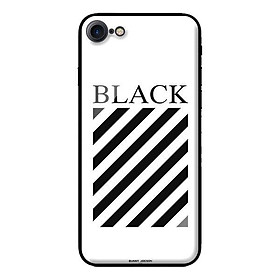 Ốp kính cường lực cho iPhone 7 Đen - Hàng chính hãng