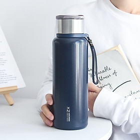 Mua Bình giữ nhiệt cao cấp có thiết kế lọc trà phân vùng giúp ngăn trà tuyệt đối  2 nắp mở tiện lợi  vật liệu cao cấp - Hàng chính hãng