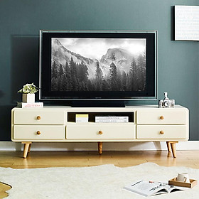 Tủ tv 5 ngăn kéo rora ibie - lv5kroi - ivory