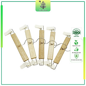 Mua Máng quần có 2 kẹp nhựa (bộ 5 cái) | Gỗ Đức Thành - 08101