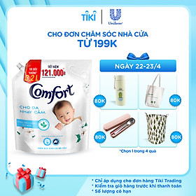 Nước Xả Vải Comfort Cho Da Nhạy Cảm (3.2L/Túi) - Phù Hợp Với Làn Da Em Bé