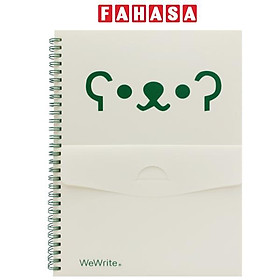 Sổ Lò Xo Read me B5 - Kẻ Ngang - 70 Trang 80gsm - WeWrite 42357 - Màu Xanh Lá