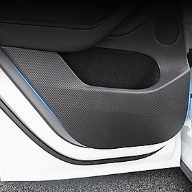 2-3pack For Tesla Model 3 Door Protection 4x Anti-Kick Interior Stickers Matte