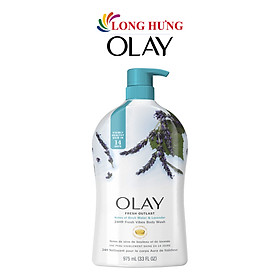 Sữa tắm Olay Fresh Outlast Body Wash (975ml) - Hàng chính hãng - Birch Water & Lavender