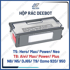 Hộp bụi, hộp rác dành cho Robot hút bụi Deebot T5/T8/T9/N8/N5/DJ65/Ozmo 920/950