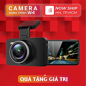 Mua Camera hành trình ô tô W4 XETABON Full HD 1440p camera 2 chiều góc quay rộng  ghi hình kép .Bảo hành 12 tháng