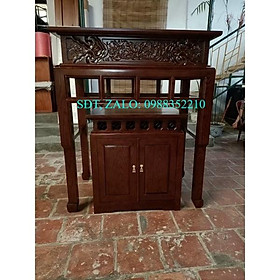 Mua bàn thờ gỗ sồi 107cm