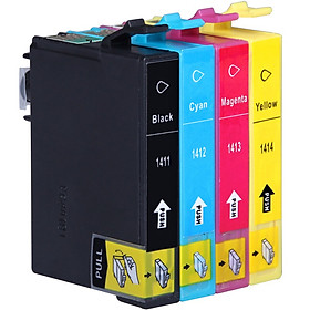 Hộp Mực In 4 Màu T1411 (Dòng Máy EPSON Epson 141 ME33 620F ME350 ME35 ME330 82WD 85ND WP7018)