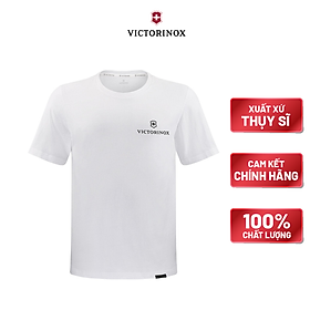 Áo thun Victorinox Brand Collection Logo Graphic Tee - White - Size