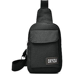 Portable Travel Bag Canvas Chest Bag Casual Crossbody Shoulder Bag Rucksacks for Men Women