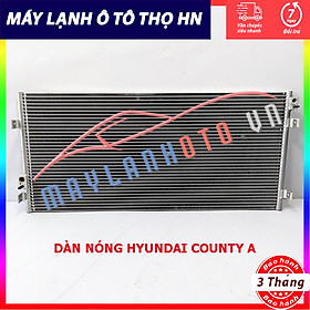 Dàn (giàn) nóng Hyundai County A (bên lái) Hàng xịn Hàn Quốc (hàng chính hãng nhập khẩu trực tiếp)