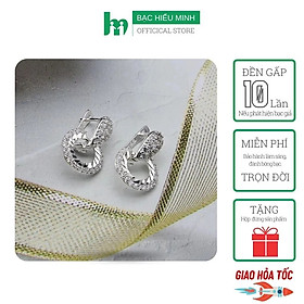 Hoa Tai Bông Tai Khuyên Tai Nữ Bạc Hiểu Minh HT334 - Bảo Hành Vĩnh Viễn ( Hàng Chính Hãng )