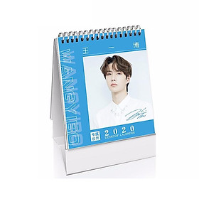 Lịch 2020 Vương Nhất Bác nhỏ gọn tiện lợi thời trang in hình thần tượng Ngụy Vô Tiện Lam Vong Cơ Ma Đạo Tổ Sư phim Trần Tình Lệnh  tặng ảnh thiết kế Vcone