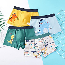 Quần lót bé trai 2 đến 9 tuổi quần chip trẻ em kháng khuẩn boxer sịp đùi cotton cao cấp nhập khẩu giao mẫu ngẫu nhiên