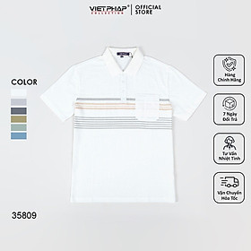 Áo Thun Dệt Kim Cao Cấp VIỆT PHÁP / Form Suông - chất liệu cotton co dãn và thấm hút mồ hôi tốt 35809