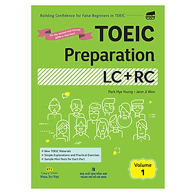 Ảnh bìa Toeic Preparation LC + RC Volume 1 (Kèm file MP3)