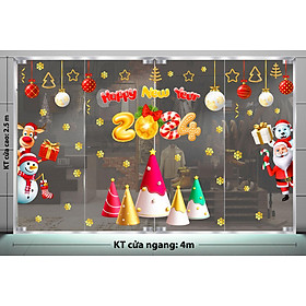 Mua Decal trang trí NOEL 2024 combo số 128