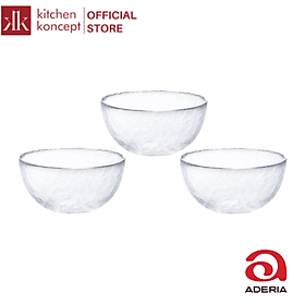 Aderia - Rimlet - Tô salad thuỷ tinh - 12cm - Bộ 3 cái