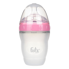 Bình Sữa Silicon Cổ Siêu Rộng 180ml Fatzbaby FB0180C